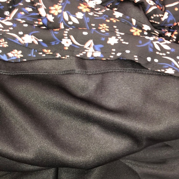 COPPER Key size small black floral summer dress - Picture 7 of 7